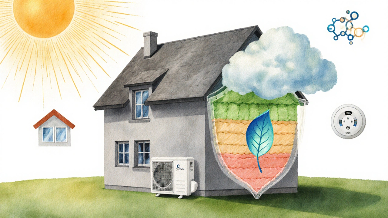 Ein altes Haus verwandelt sich durch Dämmung, Wärmepumpe und Fenster in ein energieeffizientes Zuhause.