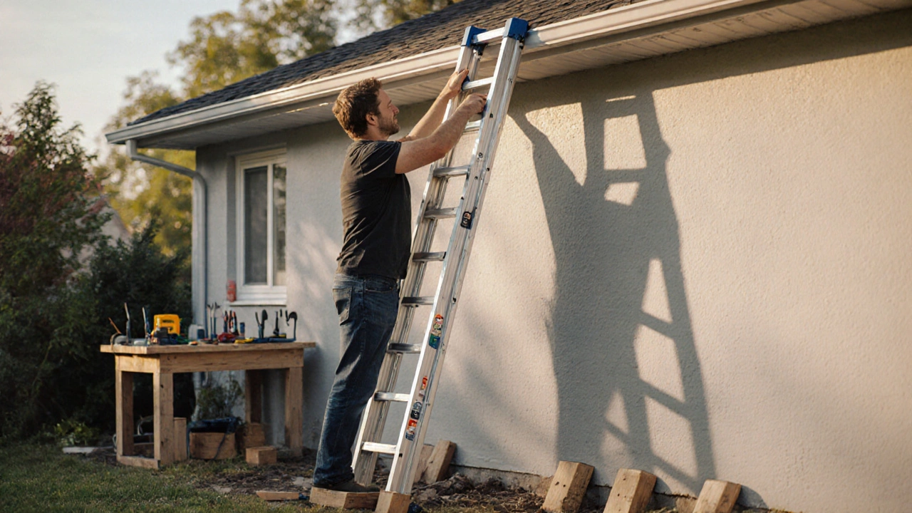 Leitern und Gerüste sicher nutzen: So arbeiten Sie richtig in der Höhe am Haus