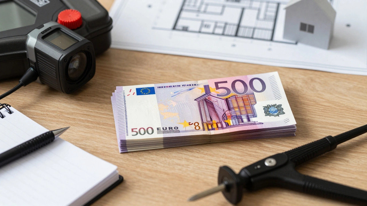 650 Euro Gutachterkosten im Vergleich zu 42.900 Euro eingespartem Kaufpreis mit Werkzeugen.