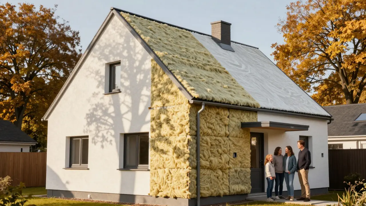 Fassadendämmung: So reduzieren Sie Wärmeverluste am Gebäude und sparen Heizkosten