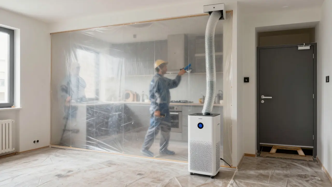 Staub und Schmutz im bewohnten Umbau: Wirksame Schutzmaßnahmen für Renovierungen
