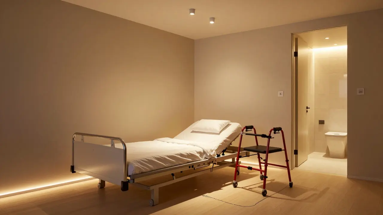 Barrierefreies Schlafzimmer gestalten: Bett, Wege und Licht optimal planen