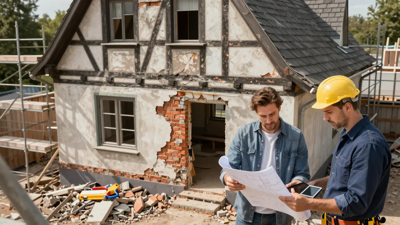 Altbaurenovierung kalkulieren: Kosten, Zeitplan und versteckte Risiken