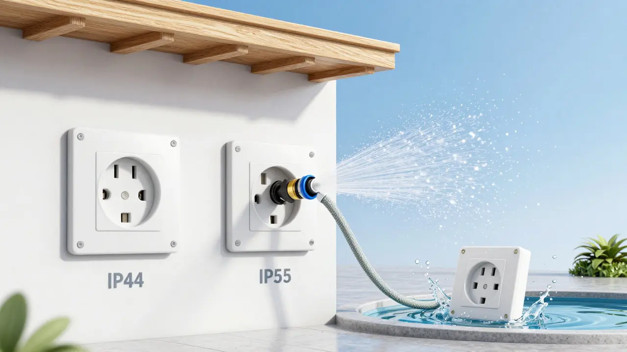 Vergleich verschiedener IP-Schutzklassen in verschiedenen Gartenumgebungen