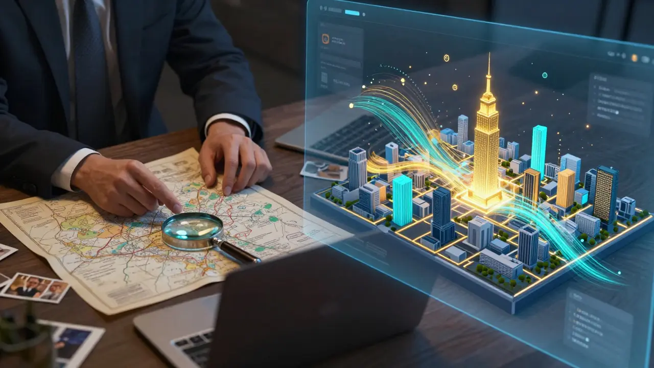 Kontrast zwischen traditioneller Analyse und Big Data