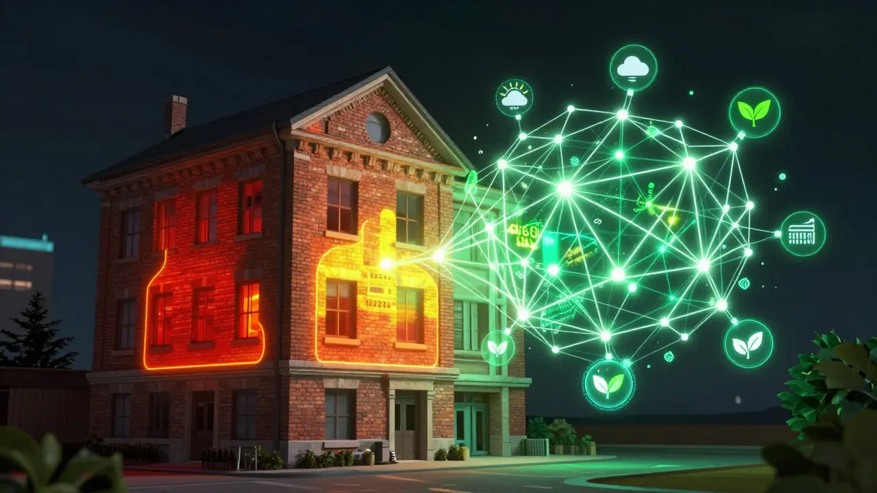 KI-Netzwerk analysiert energetische Qualität von Gebäuden