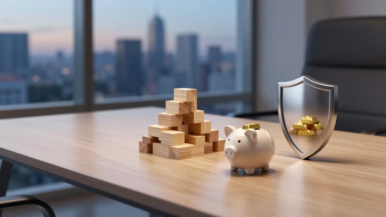 Strategische Planung für sicheres Immobilieninvestment am Schreibtisch