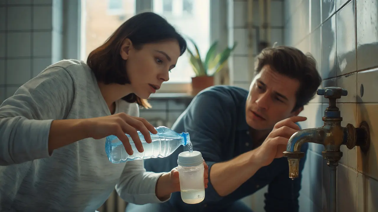 Familie nutzt Flaschenwasser für Säugling wegen Blei im Leitungswasser