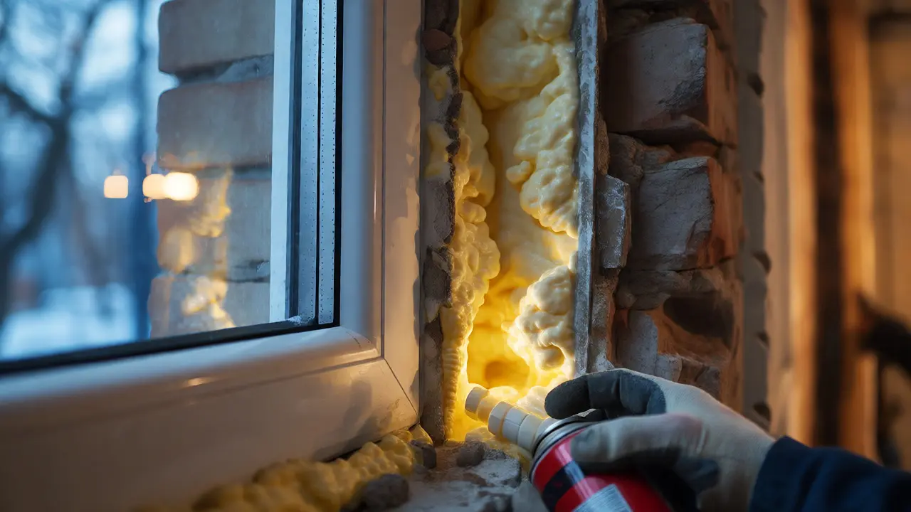 Montageschaum vs. Dichtbänder: Der richtige Fensteranschluss für Energieeffizienz