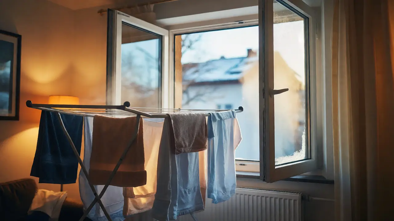 Wäsche trocknen ohne Schimmel: So klappt's in der Wohnung